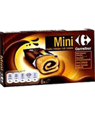 Mini roulés goût chocolat noisettes