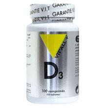 Vitall + - Vitamine D3 100 comprimés