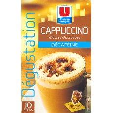 Cappuccino decafeine U, 125g + 7g de chocolat