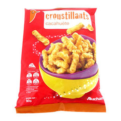 Auchan snacks croustillants cacahuetes 1x 90g