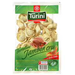 Pates fraiches Turini Tortelloni jambon cru 300g