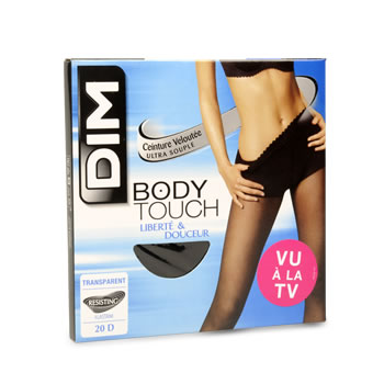 Collant voile Body Touch DIM, taille 3, noir