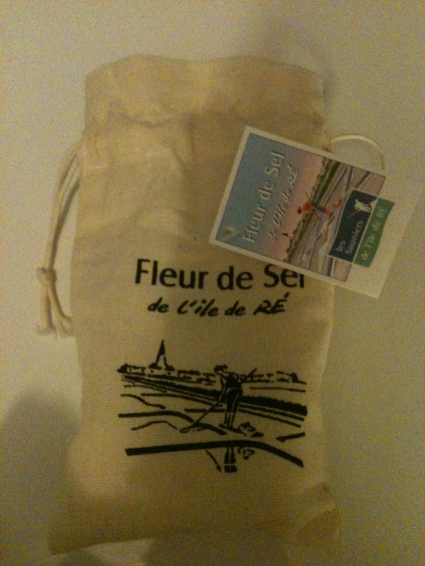 Toile fleur de sel LES SAUNIERS DE L' ILE DE RE, sachet de 125g