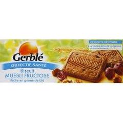 Gerble, L'Expert Dietetique - Biscuits dietetiques, Muesli Fructose, le paquet de 20 - 290g