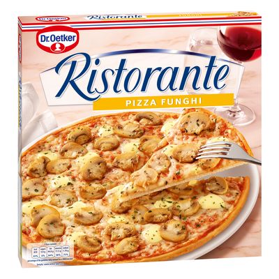 Ristorante - Pizza Funghi Champignons, tomates, edam, mozarella
