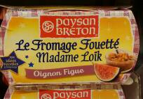Madame Loik fromage fouette oignon figue 150g