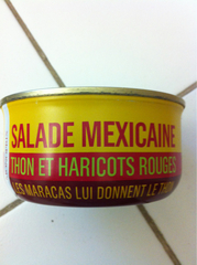 Salade mexicaine au thon et haricots rouges