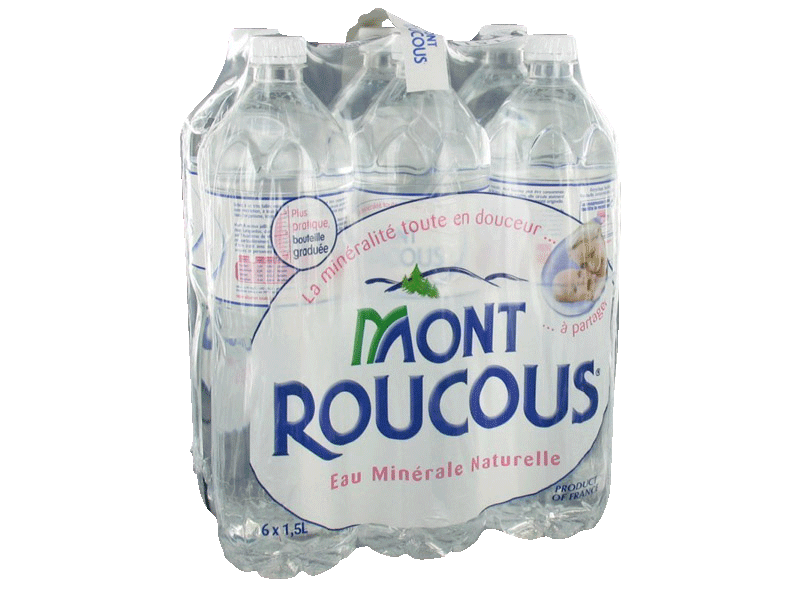 Eau minerale Mont Roucous 6x1.5l