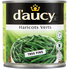 Haricots verts tres fins 220g