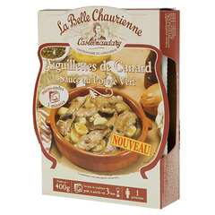 Aiguillettes de canard et sauce poivre vert LA BELLE CHAURIENNE, 400g