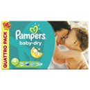 Couches Pampers Baby Dry Mega + t4 x94