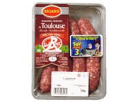 Saucisse de Toulouse Label rouge - Les 4