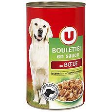 Aliment pour chien Boulettes en sauce au boeuf U, 1,2kg