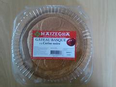 Haizegoa Gâteau Basque à la cerise noire le gâteau de 600 g