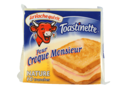 Toastinette pour croque-monsieur, nature, x10 tranches, le paquet, 200g