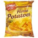 Home potatoes, pommes frites coupe large prefrites et surgelees longues, le sac,1Kg