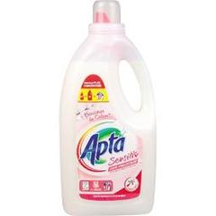 Apta, Sensitiv - Lessive liquide hypoallergenique Douceur de coton, le flacon de 2l