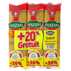 Panzani spaghetti 3x500g