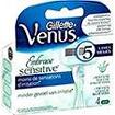 Venus - Recharges 5 lames Embrace Sensitive Avec une touche d'aloé-vera. Moins de sensations d'irritation. S'adaptent à tous les manches de rasoirs Venus.