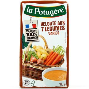 Soupe velouté aux 7 légumes variés LA POTAGERE 100% France 1L