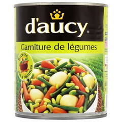 Garniture de legumes daucy 530g