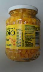 NATURE BIO maïs doux boite 285g