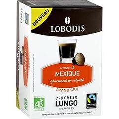 Café capsules Mexique Espresso Lungo bio