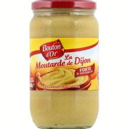 La moutarde de Dijon, au vinaigre, forte & onctueuse, le bocal, 850g