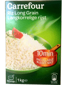 Riz long grain 10 minutes incollable