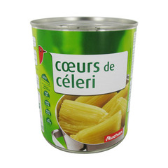 Auchan coeurs de celeri 530g