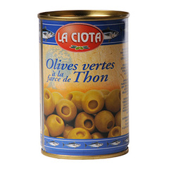 Olives vertes La Ciota Farcies au thon - 120g