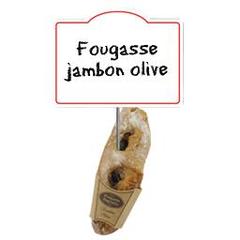 Tout frais , tout prêt !, Fougasse baguette jambon olive, la fougasse de 200 g