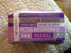 Normal, serviettes anatomiques incontinence pour fuites urinaires, protection spécifique, hygiène adulte