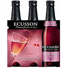 Cidre rose ECUSSON, 3°, 3x33cl