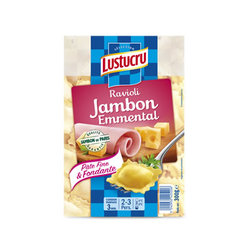 Ravioli jambon fromage LUSTUCRU Selection, 300g
