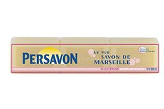 PERSAVON Pack de 3 Savons de 300 g Marseille Glycérine Parfum Frais - Lot de 3