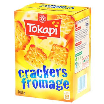 Biscuits Tokapi Crackers Fromage 100g