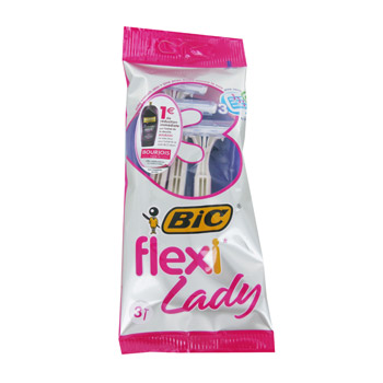 Rasoir jetable feminin Flexi Lady - 3 lames