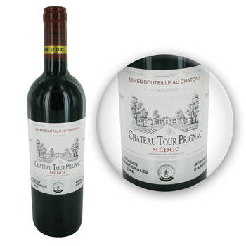 Vin rouge AOC Medoc Chateau Tour Prignac, 75cl