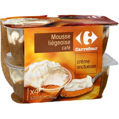 Mousse liegeoise cafe
