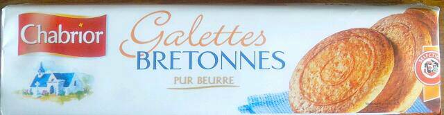 Galettes bretonnes pur beurre, le paquet,125g