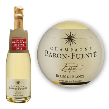 champagne brut blanc de blanc baron fuente esprit 75cl*