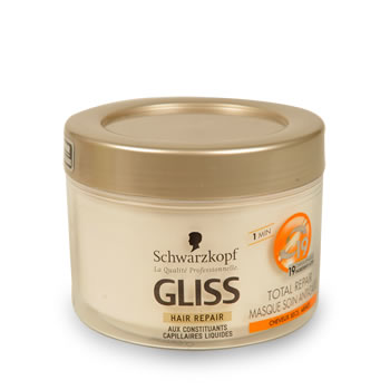 Gliss - Masque soin pour cheveux Pour cheveux secs, abimes.