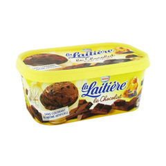 Creme glacee chocolat LA LAITIERE, 1l