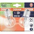 Ampoule sphérique halogène Eco OSRAM, 20W E27, claire, 2 unités sousblister