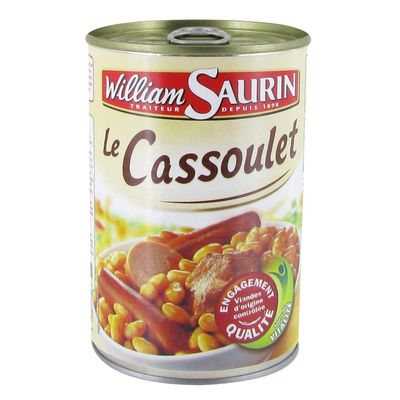 Cassoulet Famille Gourmande William Saurin 420g