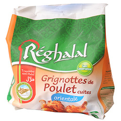 Grignotte poulet Reghalal Nature sachet 250g