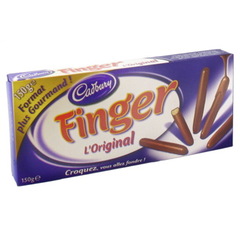 Biscuits enrobes de chocolat au lait, Finger l'Original