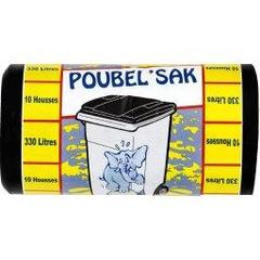 Selectionne par votre magasin, Poubel'Sak - Housses de protection pour conteneur, 330L, le rouleau de 10