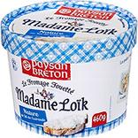 Fromage fouetté pasteurisé Madame Loïk nature 24%MG, PAYSAN BRETON XXL, 460g